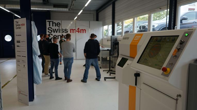 Swiss m4m Center - im Labor während einer Weiterbildung/Kurs