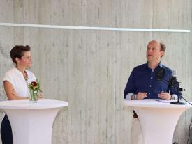 Bild von der Podiumsdiskussion beim TechTalk
