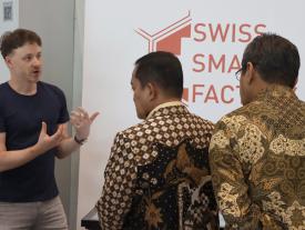 2022 Besuch indonesische Delegation hftm Smart Factory