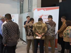 2022 Besuch indonesische Delegation hftm Smart Factory