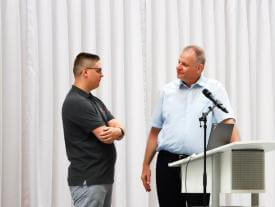 Foto Diplomausstellung Präsentation