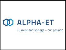 Logo Fördervereinsmitglied Alpha Elektrotechnik