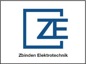 Logo Fördervereinsmitglied Zbinden Elektrotechnik